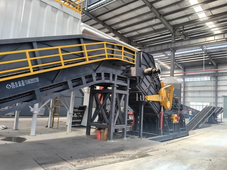 安徽地區(qū)汽車機鋁破碎線開機啟動調(diào)試